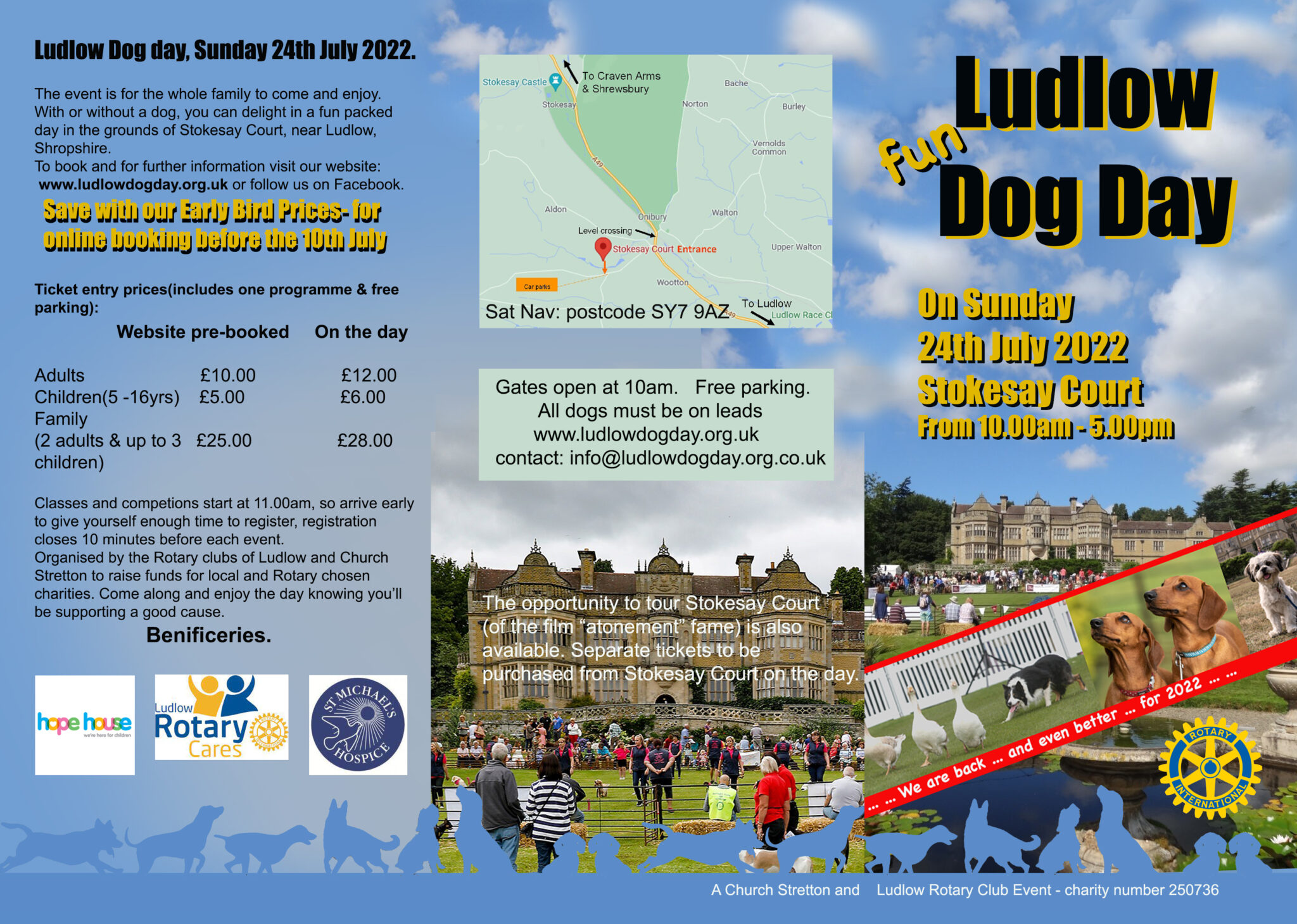Ludlow Dog Day returns in support of St Michael's St Michaels Hospice