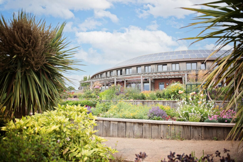 The Hospice in full bloom