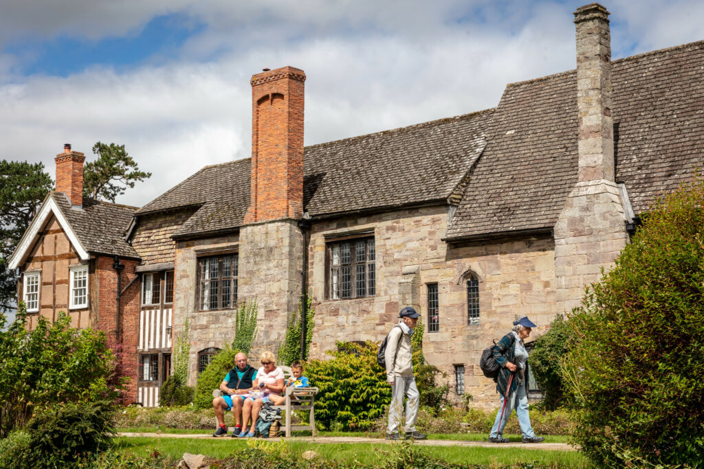 A massive brick building standing tall, showcasing its sturdy structure and timeless elegance.