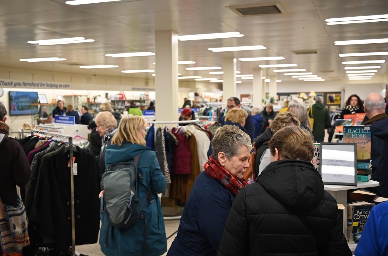 Hereford's newest charity shop opens its doors St Michaels Hospice