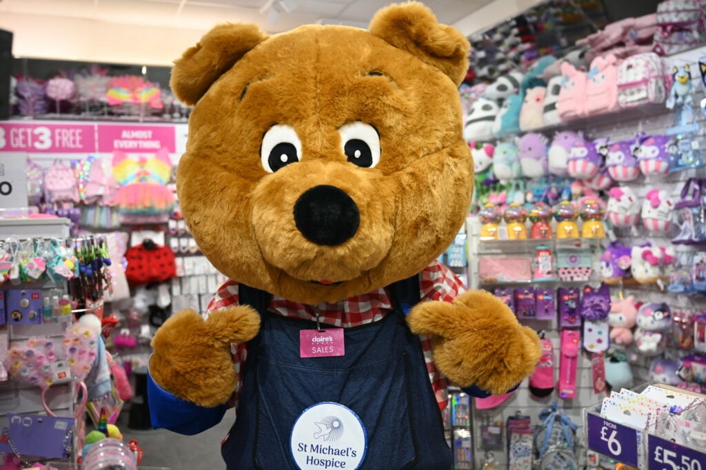 Benny Bear at Claires