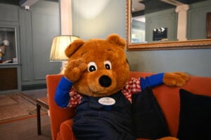 Benny Bear in The Green Dragon