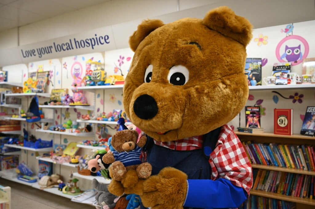 Benny Bear in Eign Gate Shop