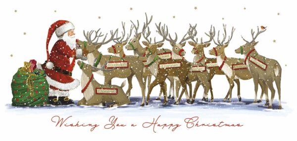 'Santa's Helpers' Christmas Cards