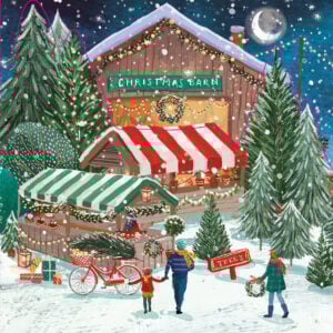 'Christmas Barn' Christmas Cards